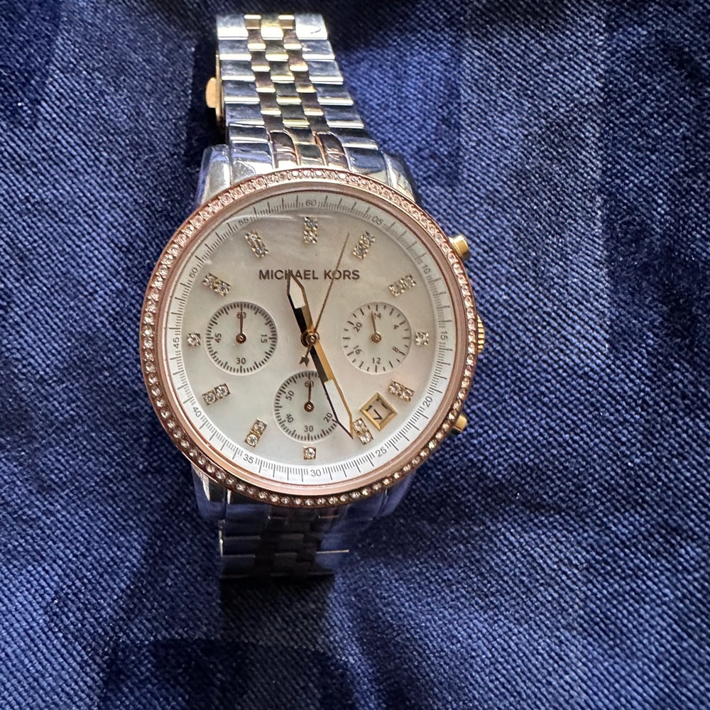 Michael Kors Diamond Bezel Watch